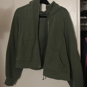 Oversized scuba full zip